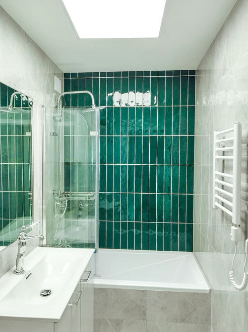 Apartments Improvement, projektowanie wnętrz Warszawa Ursynów - projekt łazienki Warszawa Mokotów